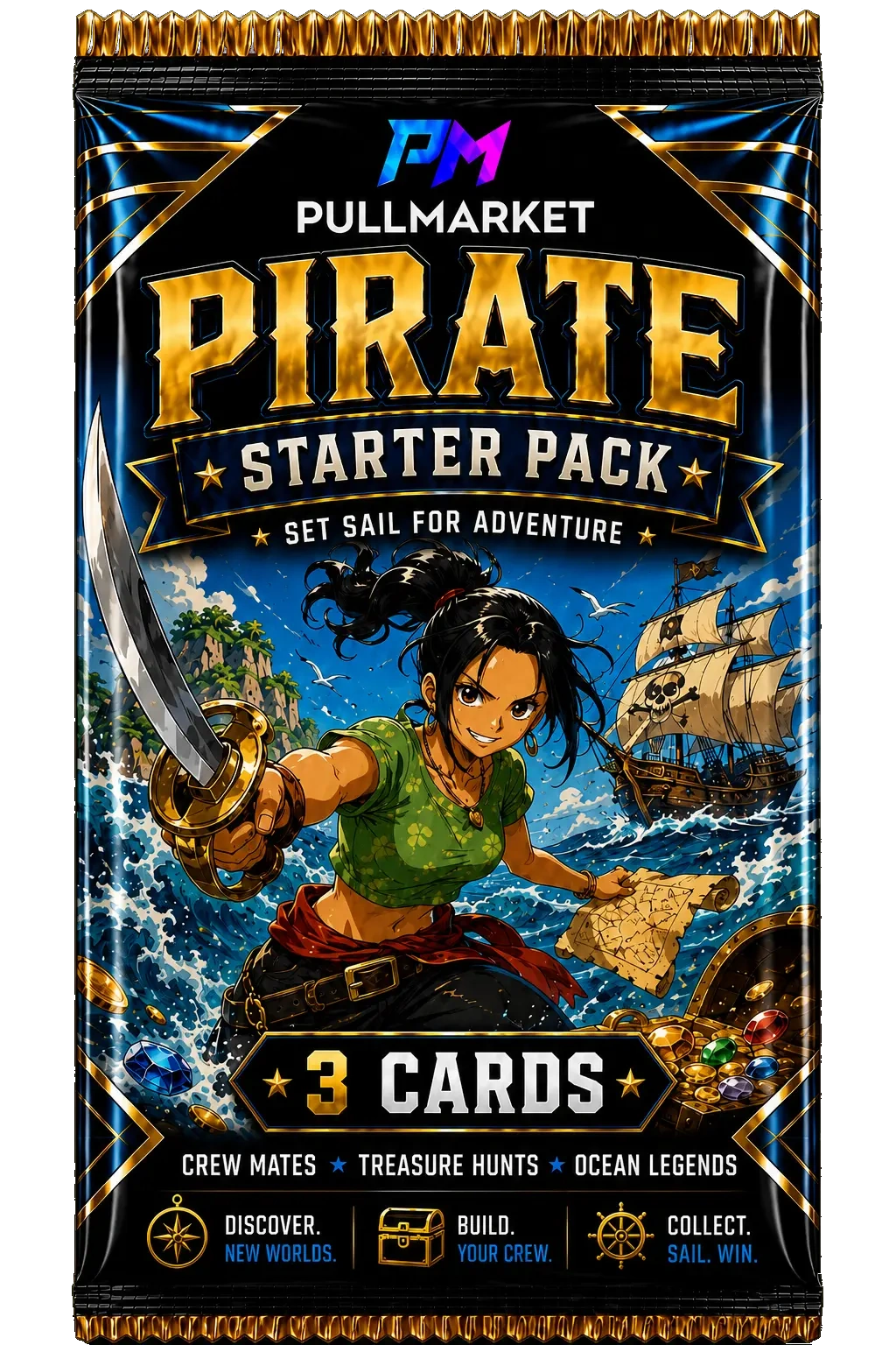 Pirate Starter (One Piece) - 3 Cards artwork